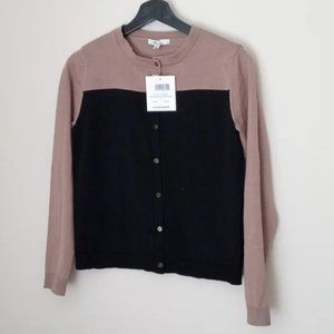 NWT 89th & Madison cardigan color block. size small